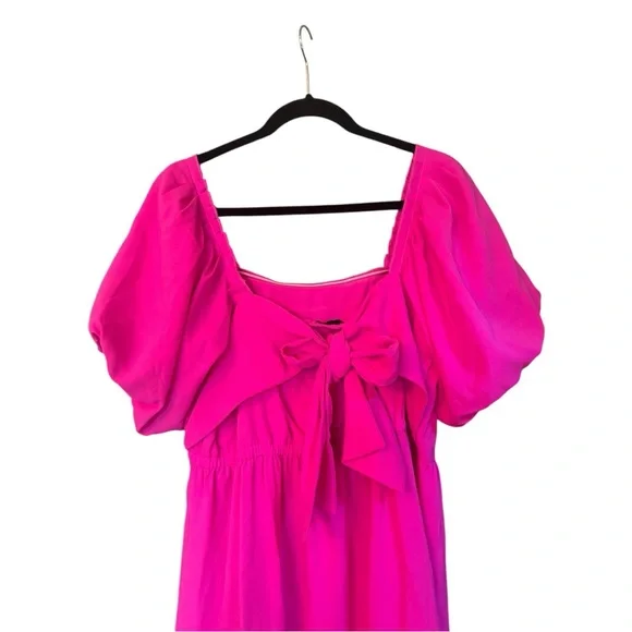 Sugar Lips Marion Hot Pink Babydoll Dress Size Extra Large (XL) - Picture 6 of 9
